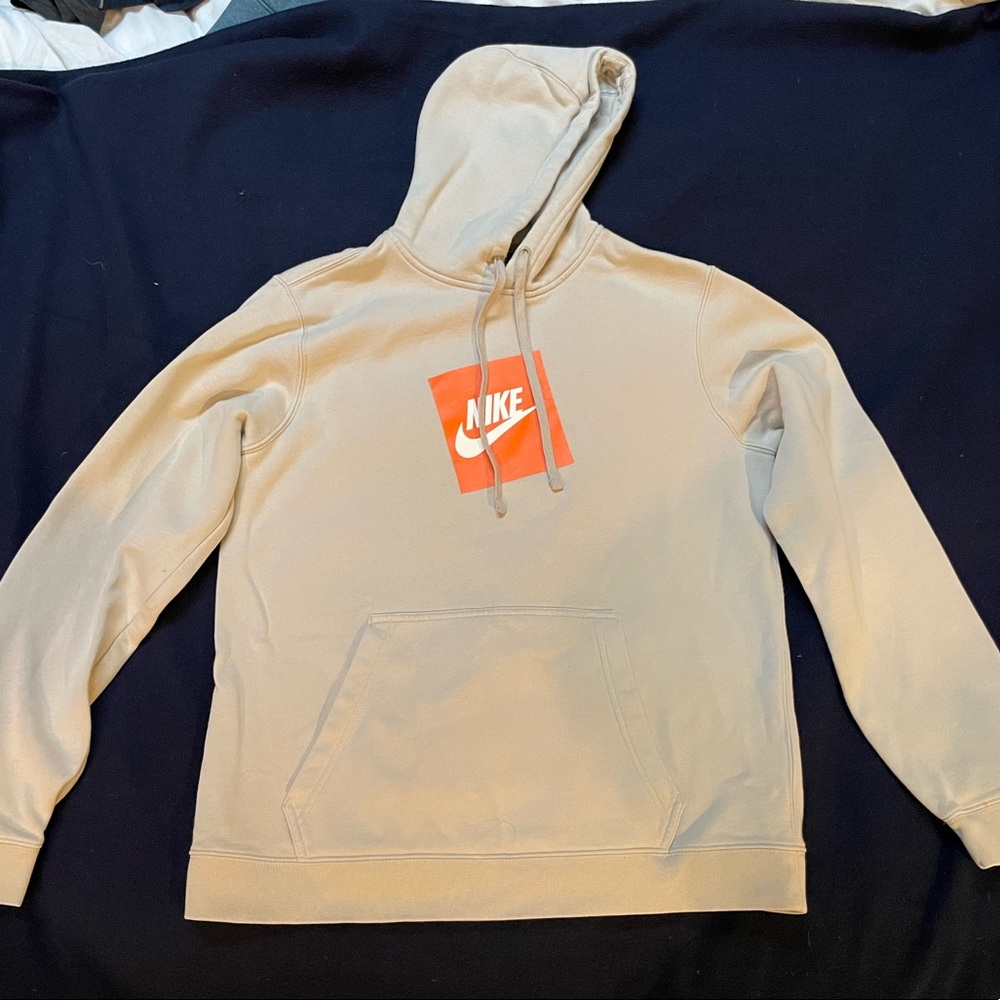 Nike tan hoodie. Size medium
